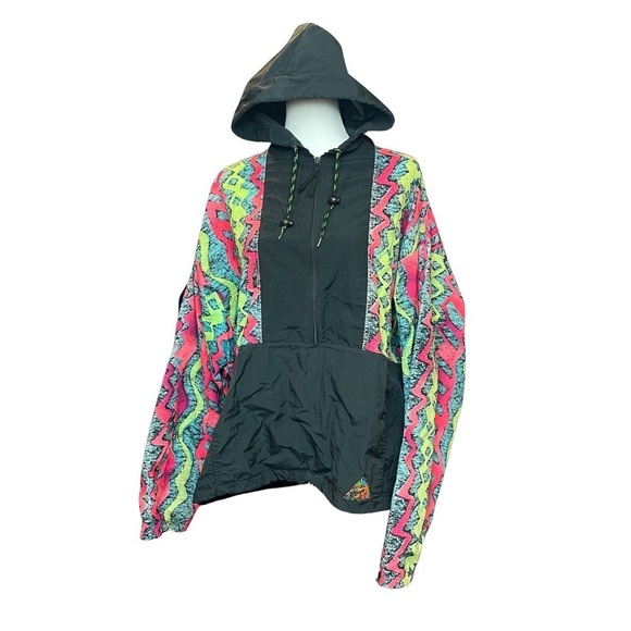 Ocean Equipment L Vintage 80s Half Zip WindBreaker - Picture 1 of 7